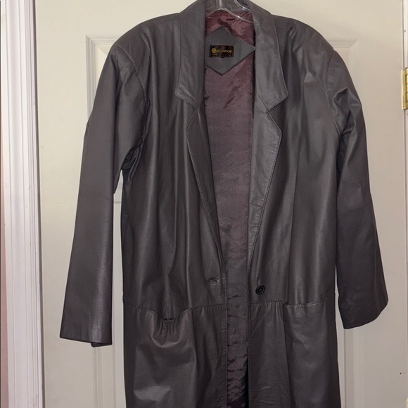 Guy Laroche vintage 80’s leather coat - Picture 4 of 10